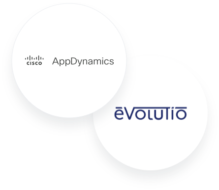 AppDynamics and ThousandEyes logos